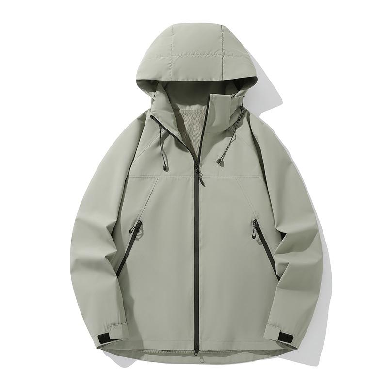 Outdoor Jacket Men's and Women's Autumn New Trend Fashion Hooded Windproof Waterproof Jacket Couple Mountaineering Suit