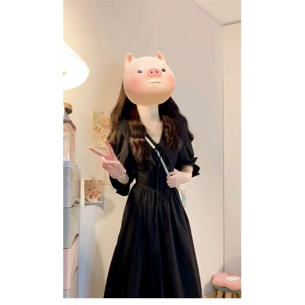 

Богатой семьи дочь талия тонкая юбка летнее повседневное уникальное платье женщины XL- (recommended 110-60kg)