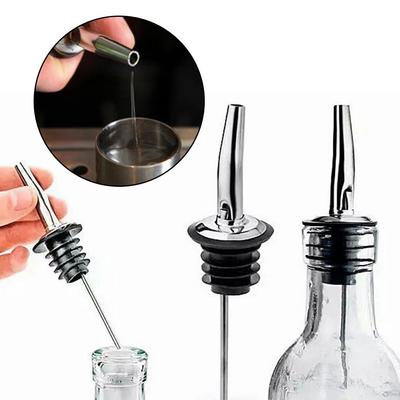 1 Stück Edelstahl Weinflaschenverschluss Ausgießer Spender Auslauf Wein Whiskey Ausgießgerät Bar Werkzeuge Küchenhelfer
