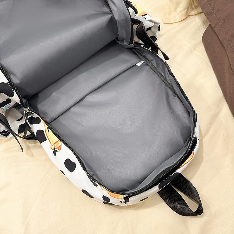 Cartoon Student Schoolbag Large Capacity Lightweight Women's Backpack with Coin Purse