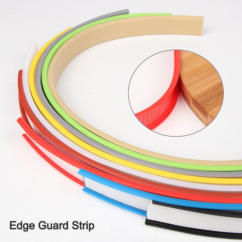 5M Edge Banding Tape Furniture Veneer Sheets U Type Cabinet Table Edge Corner Protector Edge Guard Strip Decor Seal Strip