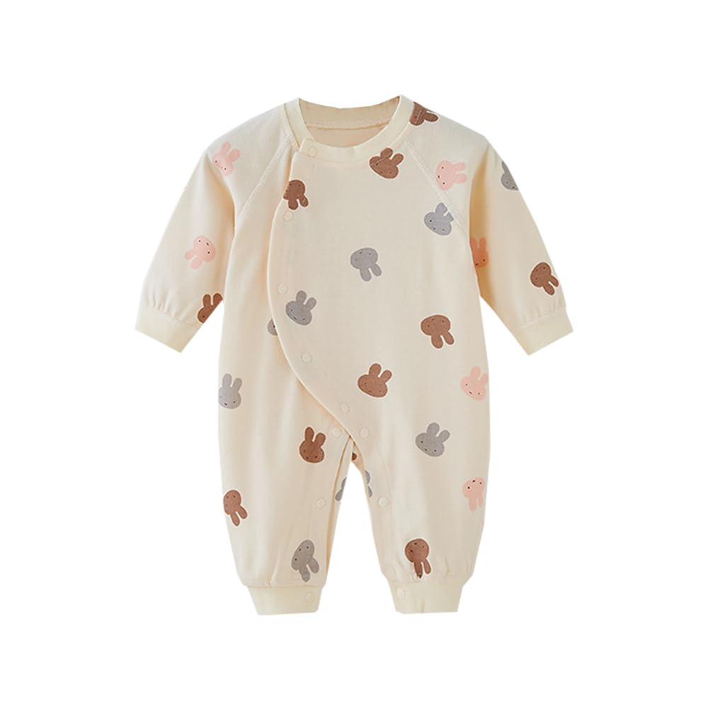 

Детская одежда с длинным рукавом весна осень мальчики девочки тонкий ромпер комбинезон подарок для подготовки к рождению ребенка материал на весь год подарок подарок весь узор кролик