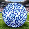 1PC Blue Stars Soccer Ball Size 5 Football Machine Sewn Indoor/Outdoor Universal Football A68