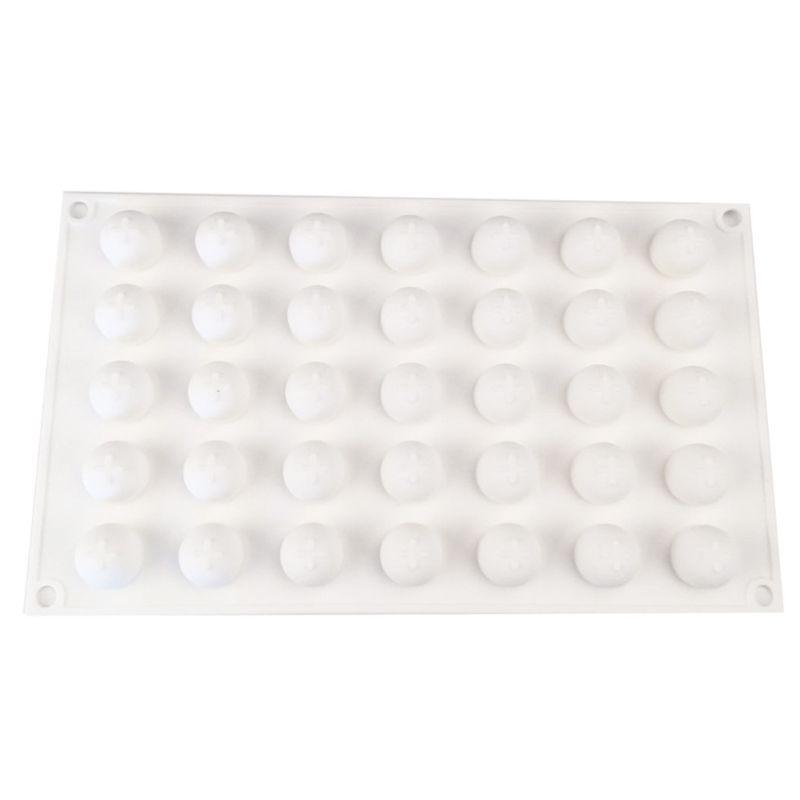35 Cavity Round Sphere Ball Silicone Mold Cake Decorating Mousse Dessert Past top sale