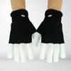 2 Pcs Rave Luminous Colorful Gloves Halloween Multi-Function Flash Finger LED Glow Glove  Children