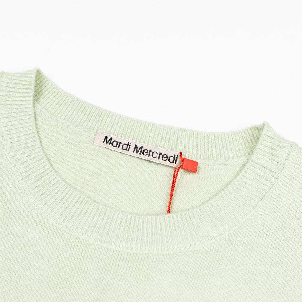 Mardi SS24 Unisex Lettered Ribbon Pullover Knit Sweater