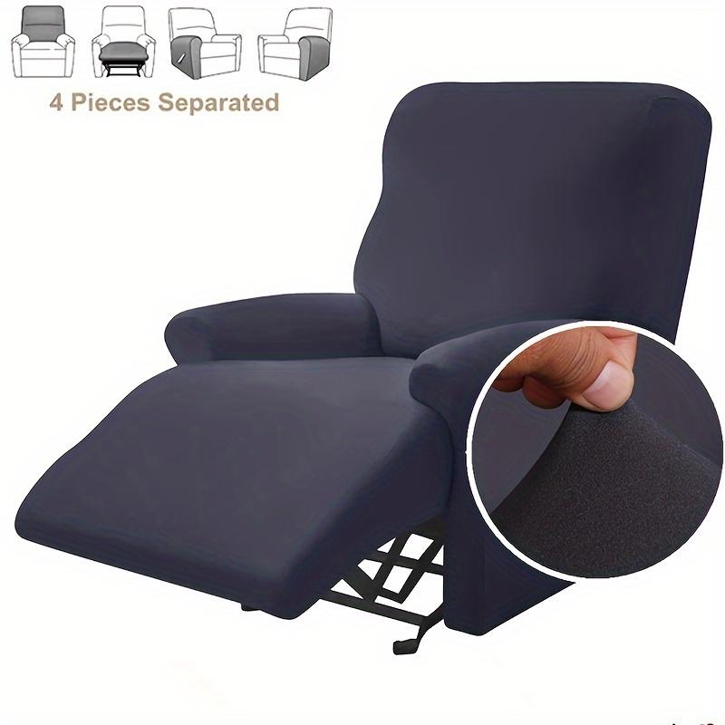 

4 Pcs/Set Elastic Recliner Sofa Cover Living Room Reclining Chair Furniture Protector Slipcover For Relaxing