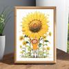 Sunflower Photo Frame: Sun-Seeking Tabletop Decor for Living Room or Office