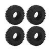4Pcs/Set Rubber RC Crawler Tires for Axial SCX24 1/24 RC Car Remote Control Car