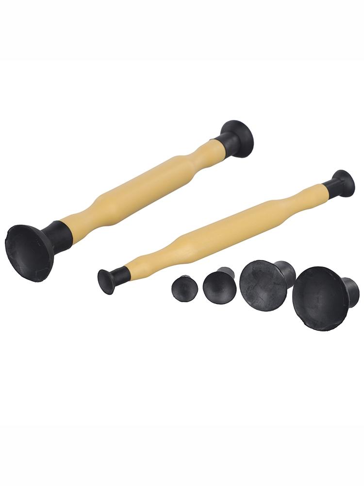 2 buc accesorii pentru scule de lepuit manual cu mâner cu capăt dublu