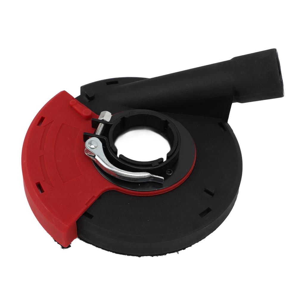5 In Power Grinding Dust Shroud Iron PA66 Red Black Wearproof Surface Grinding Shroud for 125 150