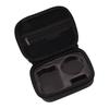 Sports Camera Storage Bag Large Capacity Perfect Fit Mesh Bag Design PU Leather Two Way Zipper with Lanyard Camera