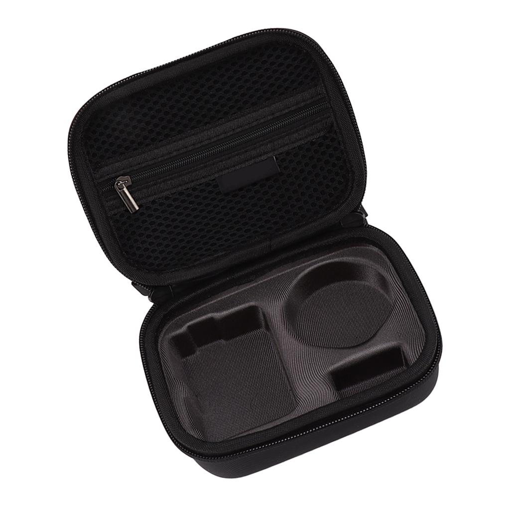 Sports Camera Storage Bag Large Capacity Perfect Fit Mesh Bag Design PU Leather Two Way Zipper with Lanyard Camera