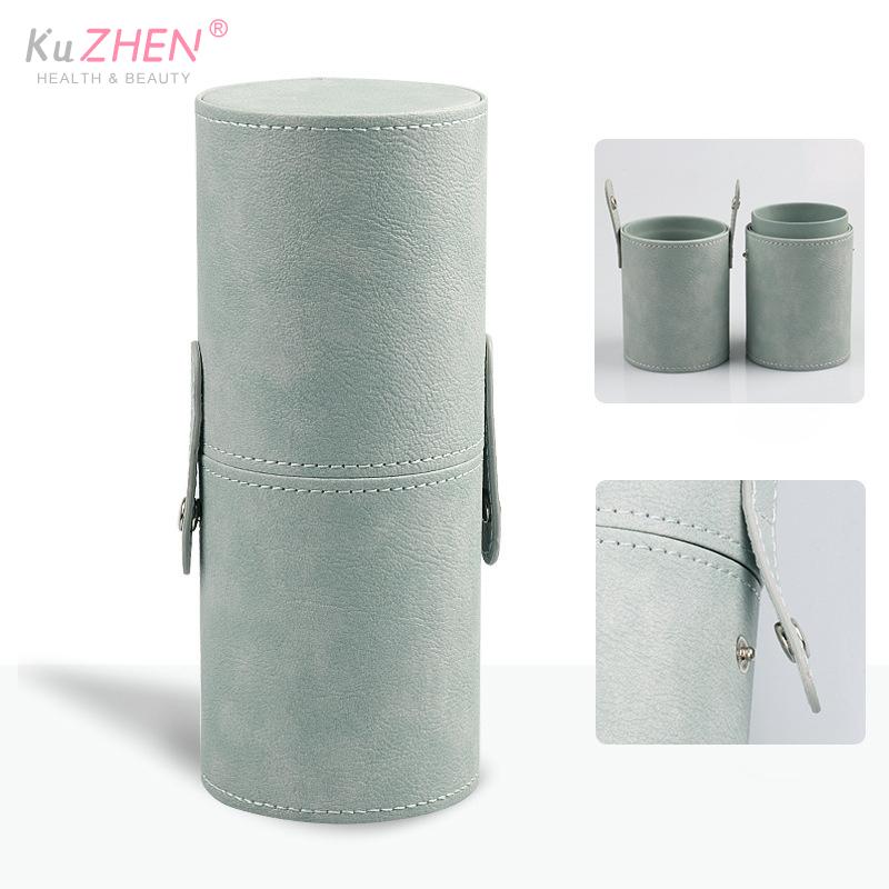 Makeup Brush Holder PU Leather Travel Empty Cosmetic Brushes Pen Holder Makeup Artist Bag Brushes Organizer Make Up Tools Holder