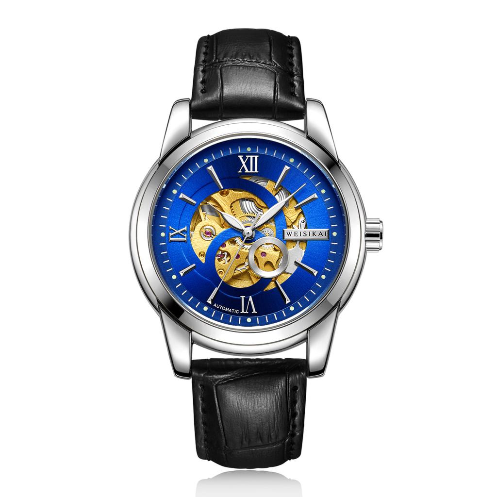 New TOP Brand Luxury Men's Watch With Box Hollow Fashion Sports Waterproof Fully Automatic Men's Mechanical Watches