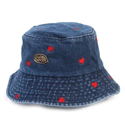 Universal Chemistry Red Heart Dark Denim Bucket Hat