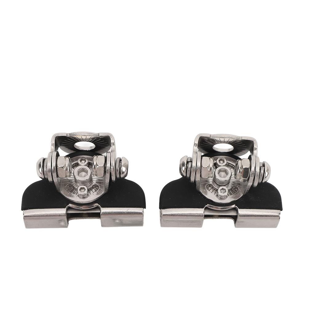 2Pcs LED Light Bar Mounting Bracket Stainless Steel Adjustable Work Light Mount Bracket Clamp Holder for Off Road Vehicle UTV Truck SUV