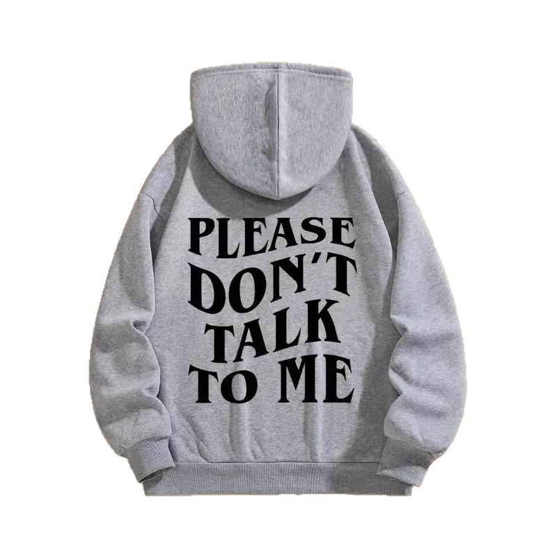 European & American Hoodies: 2025 Plain Color & Lettered Sweatshirts