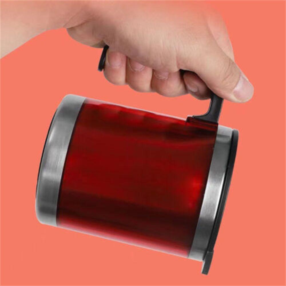 Portable Double-Wall With Lid Vacuum Cup Travel Mug Insulated Bottle Coffee Tea Flask Cup