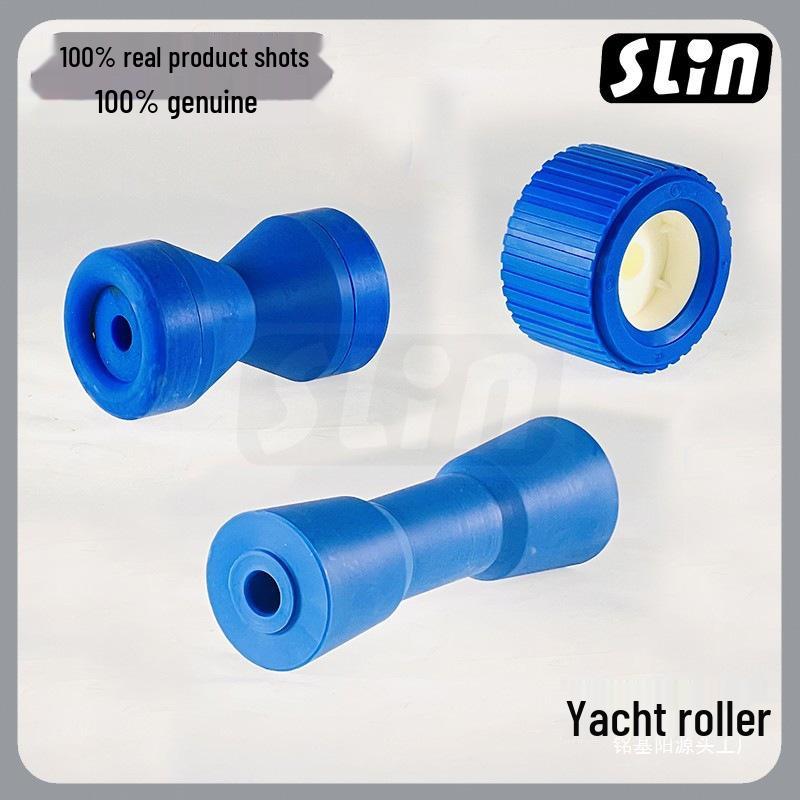 Yacht Trailer Accessories: Keel, Side, Bow, and Bottom Blue Rollers