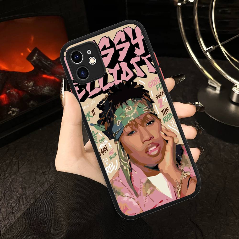 

Rapper Missy E-Elliott For IPhone 11 12 13 14 15 16 Pro Max Plus Matte Translucent Phone Cover iphone 13