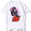 New Summer Unisex Short Sleeve Johann Zarco 5 Gp Racing Legend Tshirt Unisexs Casual Tees Cool Boy Motorcycle Riding Sport White Tops