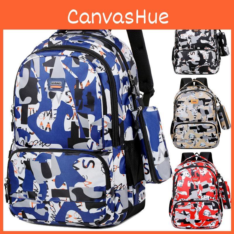 Backpack Outdoor Printed Computer Bag Anti Friction Student Schoolbag