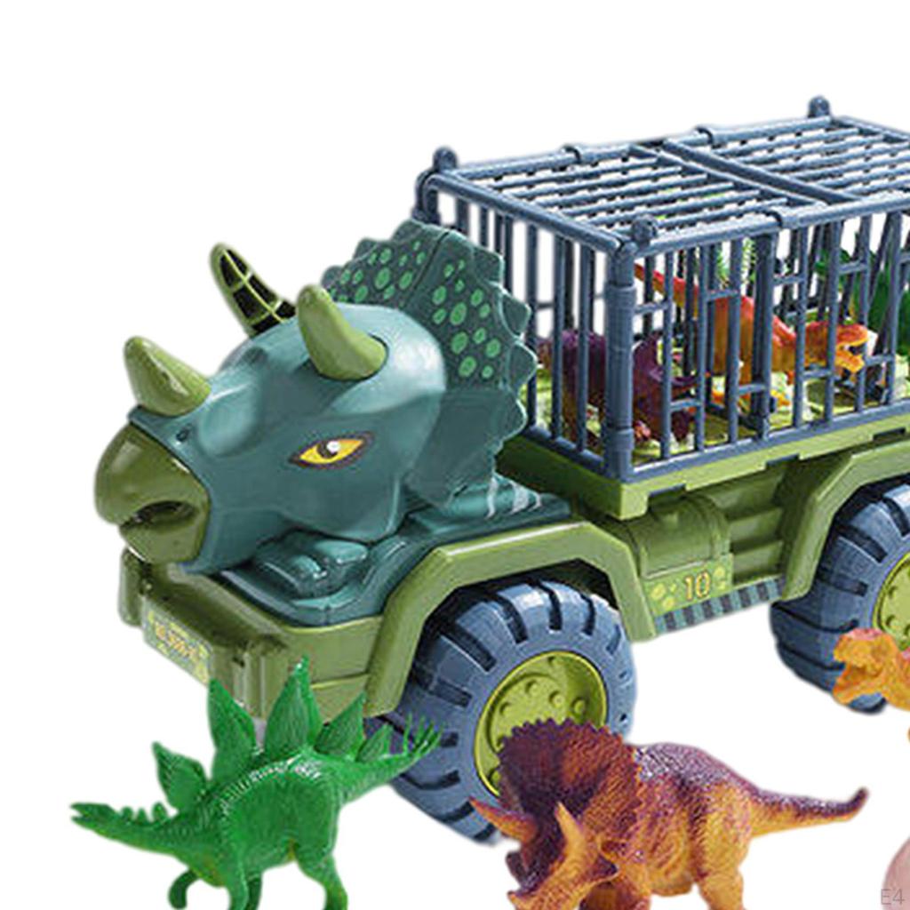 Transport Car Pull Back Large Engineering Cars Toys Birthday Gift for Boys and Girls Tabletop Decor