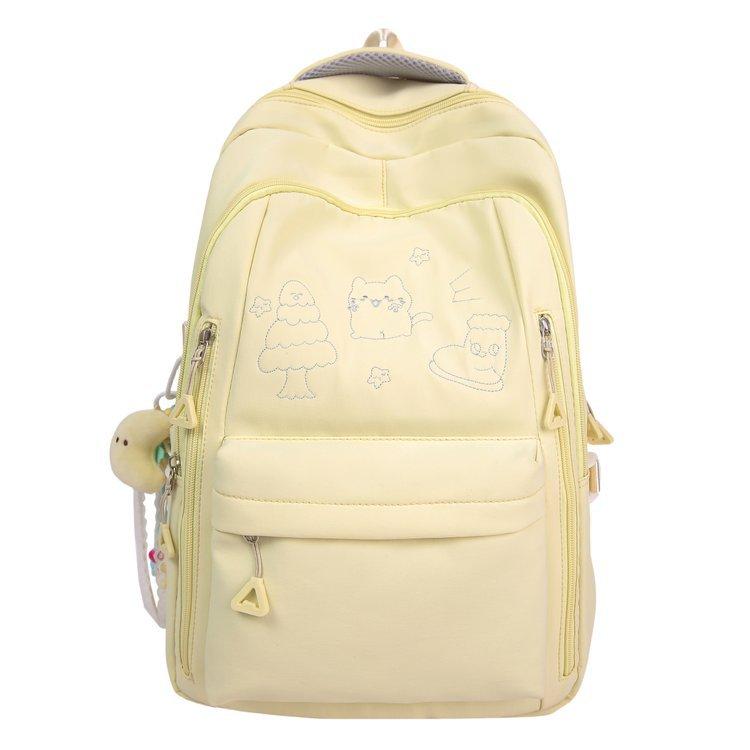 Schoolbag Japanese ins College Wind Large Capacity School Bag Female Simple College Student Junior High School Student Computer Backpack