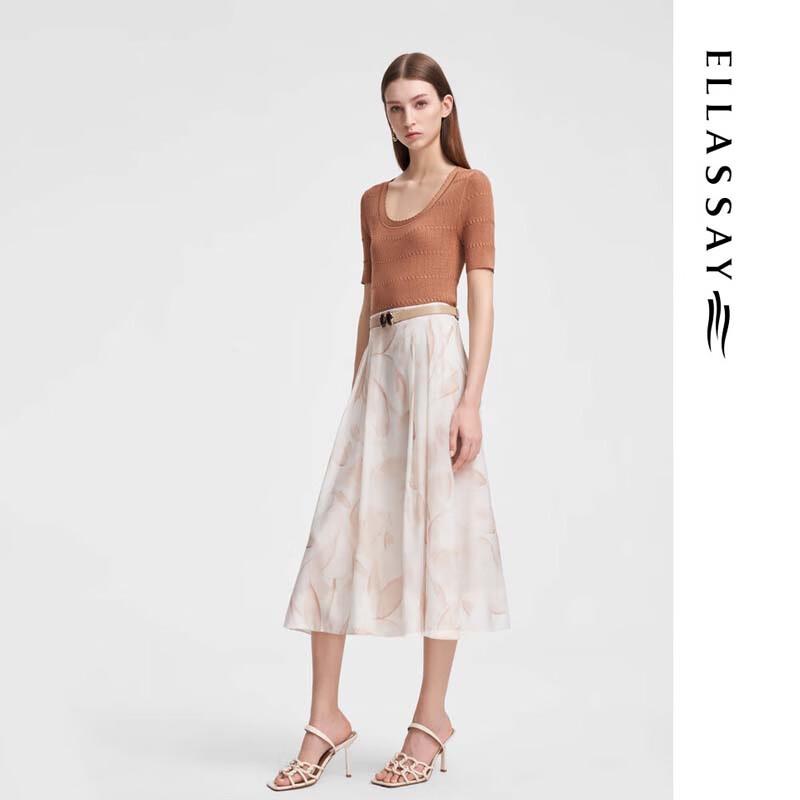 ELLASSAY Women's Slim Fit Knit Top