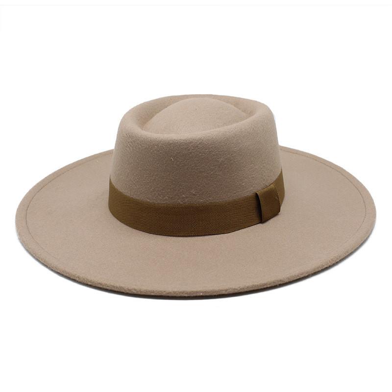 Wool Felt Bowler Hat For Men Women With Wide Brim Sun Protection And Breathability