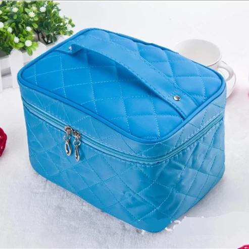 Cosmetic Box New Quilted Professional Cosmetic Bag Women's Large Capacity Storage Handbag Travel Toiletry Makeup Bag sac