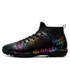 Fußballschuhe Herren/Damen Lightning Camoufl e Fußballschuhe Gummi Weiche Sohle Kurze Stollen Kunstrasen Jugend Kinder Fußballschuhe