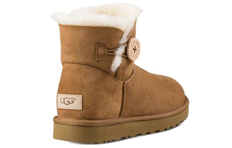 UGG Mini Bailey Button Ii Boot Fleece Lined Women's 1016422-CHE