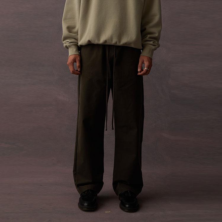 Fear of God Essentials Relaxed Pants Off Black Men Bottoms 130BT222080F