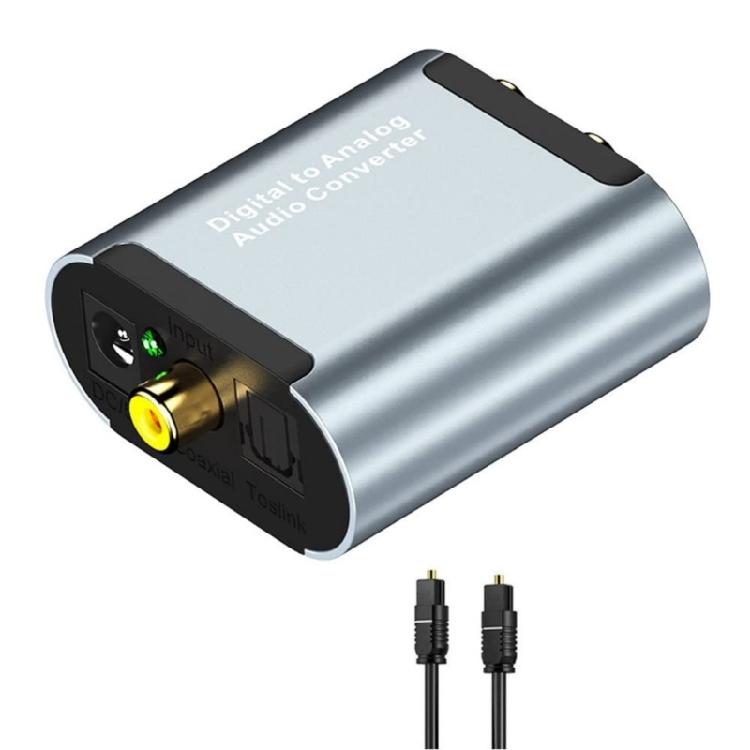 

3.5mm Not Delay Sound Converters Aluminum Builts Digitals To Analogs Adapters For Home Entertainment