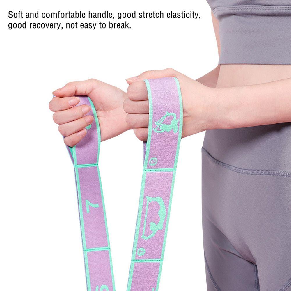 Dance Yoga Beginner Pilates Elastic Bands Auxiliary Stretching Belt Resistance Band Yoga Pull Strap