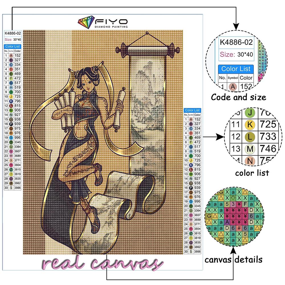 5D DIY Diamond Painting Cartoon Anime Game Character Cross Stitch Diamond Art Embroidery  Mosaic Home Deco