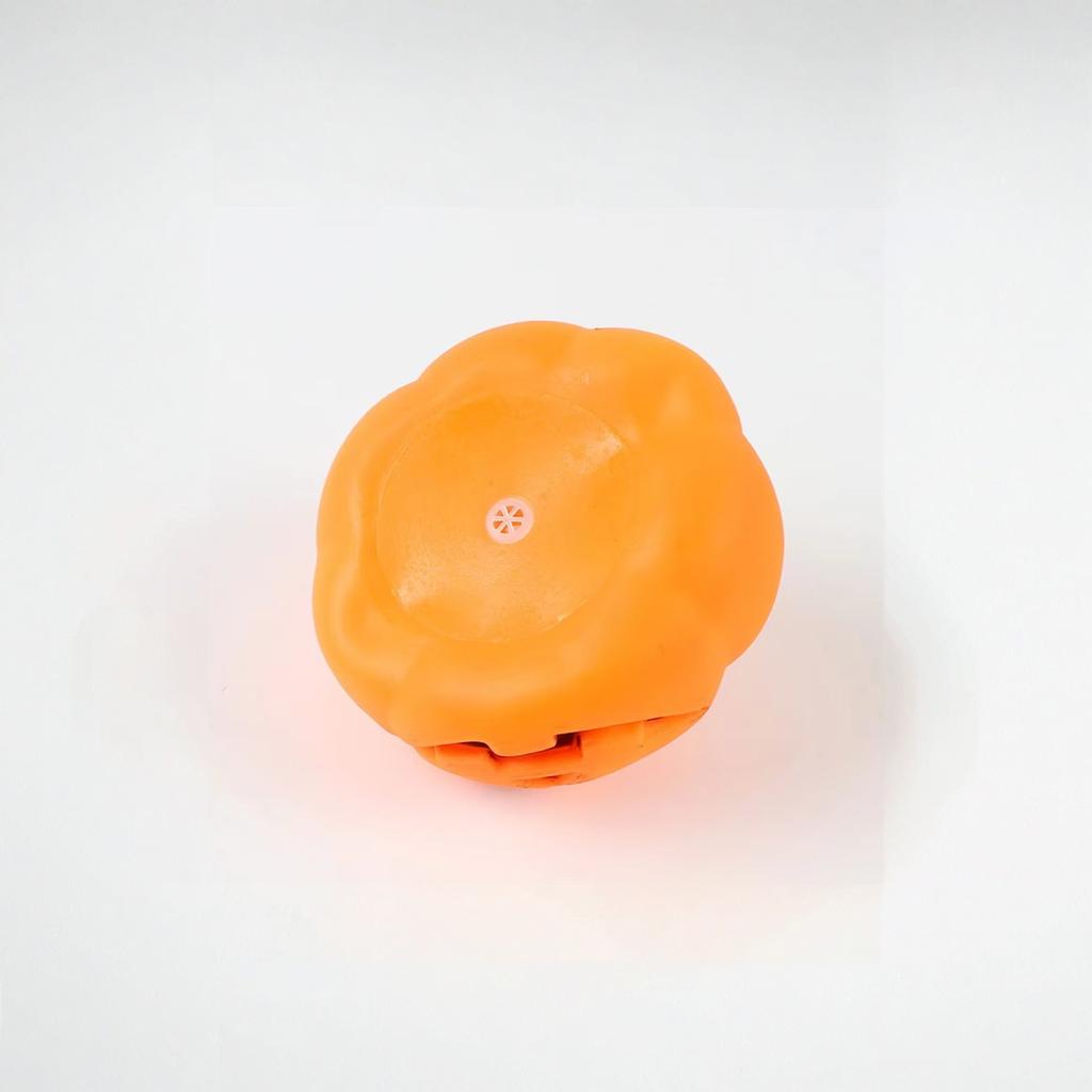 Halloween Pumpkin Dog Toy Squeaky Vinyl Toy for Small Medium Dogs