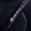 Car Stickers For Alfa Romeo Car Safety Belt Cover Carbon Fibre and Plush Shoulder Pad For Alfa Romeo Giulia Stelvio Giulietta 15