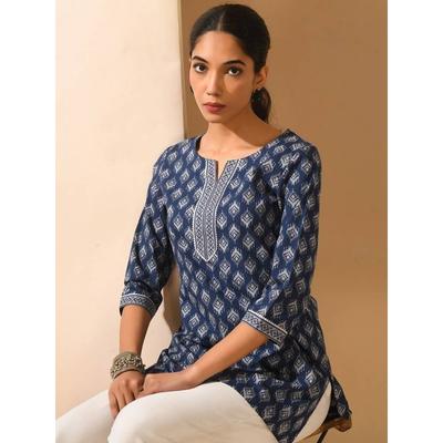 Damen Bedruckter Rayon Gerader Kurta Top Indisch Pakistanisch Partykleidung Top Tunika SC-2147
