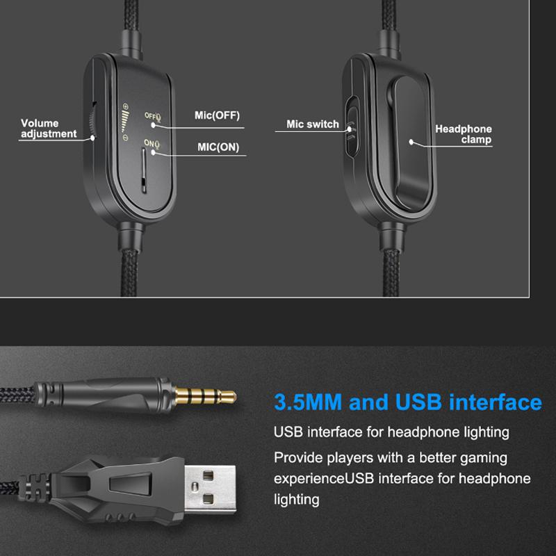 Buy 3.5mm Fashion Gaming Headset Head 