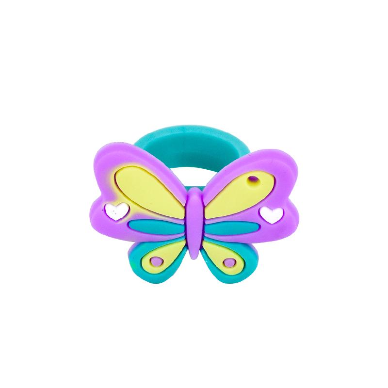 

6/12pcs Colorful Butterfly Soft Rings Children s Birthday Party Favors Surprise Gifts Baby Shower Guests Souvenir Party Decor 6pcs