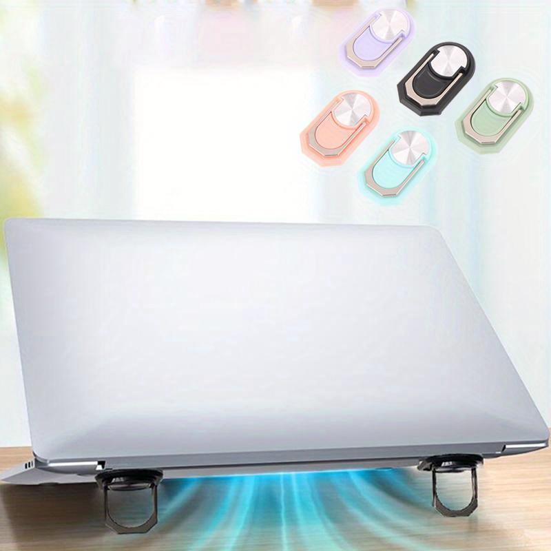 Invisible Mini Portable Cooling Stand Feet For Tablet Keyboard Zinc Alloy Foldable Laptop Non-slip Base Bracket Support