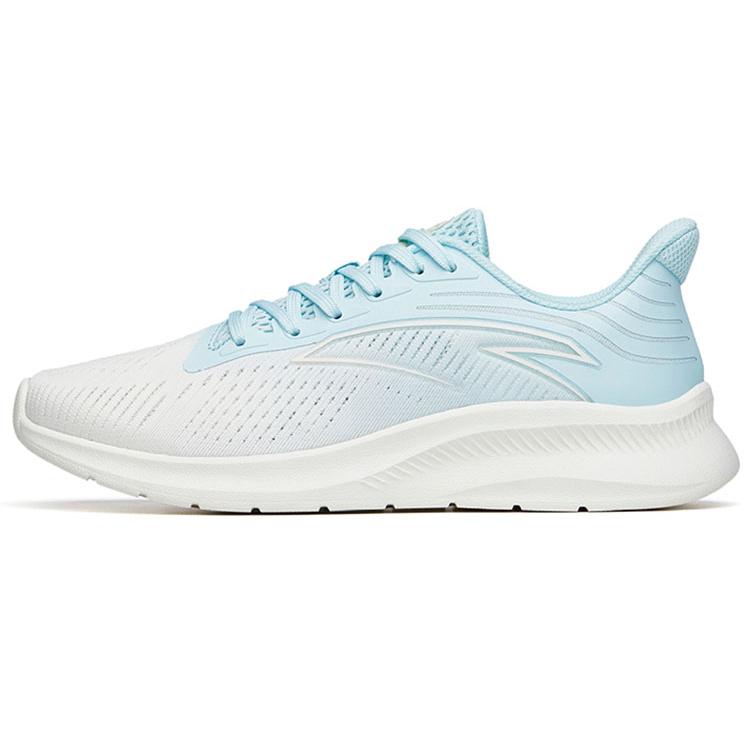 New Anta Cushioning Anti Slip Wear Resistant Breathability Low Top Running Shoes Women's Glacier Blue Lightweight 922235521-4