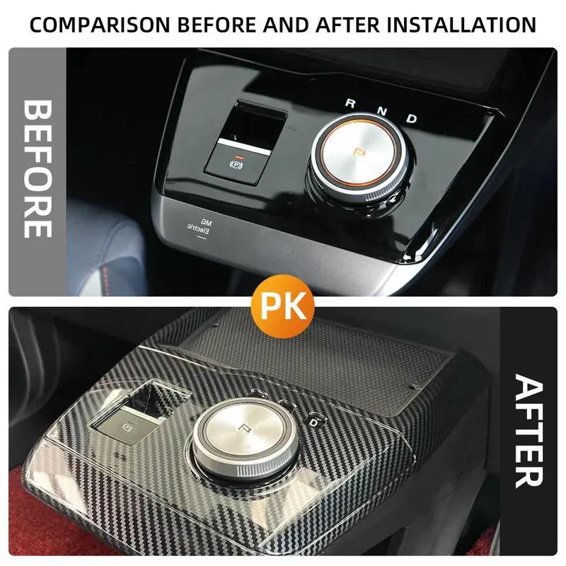 For MG4 MG 4 EV   2024 RHD Gear Shift Knob Panel Cover Center Console Sticker Decoration Trim Interior Accessories