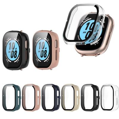 Coque Rigide PC Ultra Fine et Protection d'Écran en Verre Trempé pour Honor Watch 4