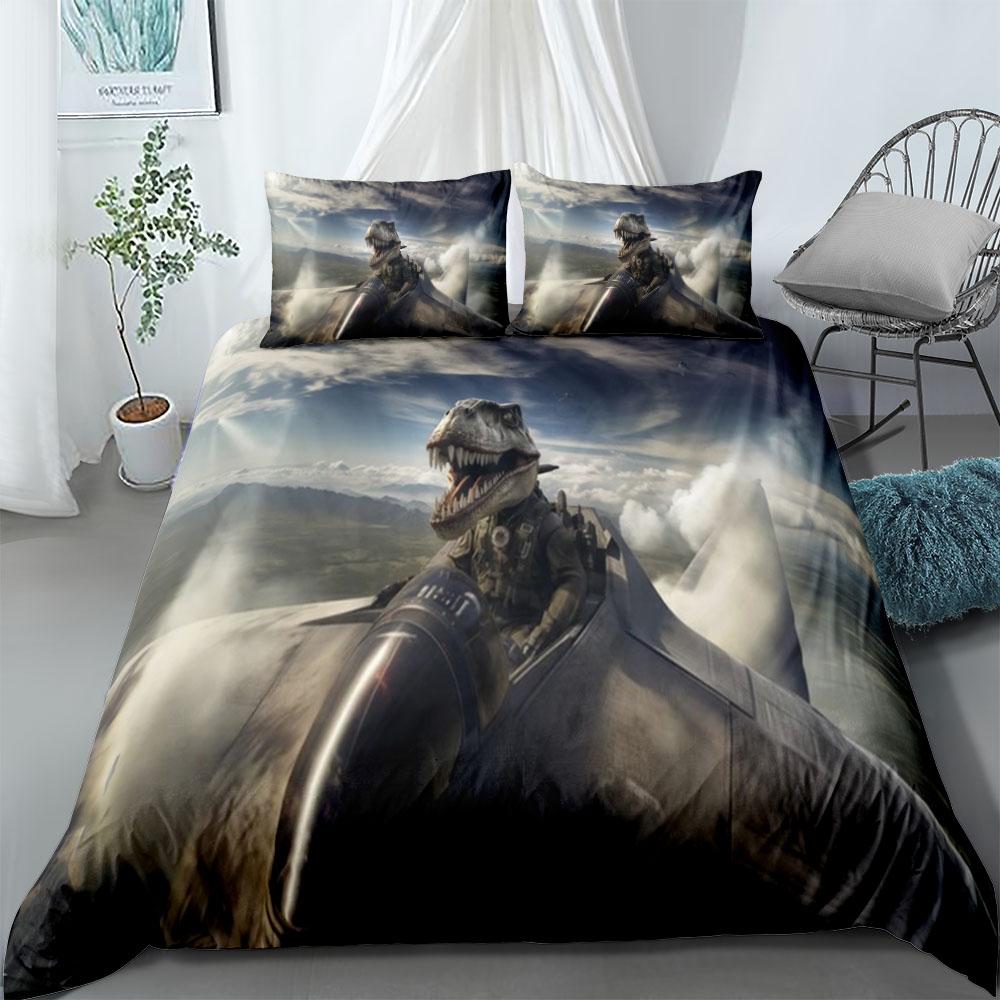 

Raptor Fighter Jet Duvet Cover Set Usa King Queen Double Full Twin Single Size Bed Linen Set 140cmx200cm