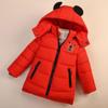 Fashion Baby Boys Jacket Autumn Winter Bear Keep Warm Hooded Down Coat Kids Child Outerwear