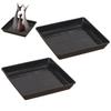 Plant Trays for Pots Square Watering Tray Plant Pot Saucer Garden Supplies Flowerpot Holder Plastic Planter Drainer Pot Trays